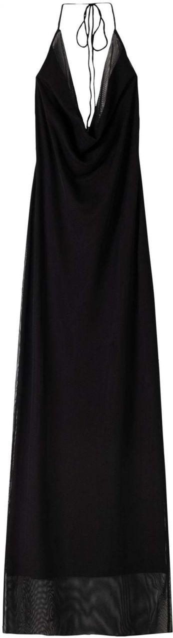 Bershka Letné šaty  čierna