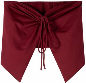 Bershka Top  vínovo červená