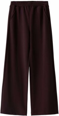 Bershka Nohavice  baklažánová