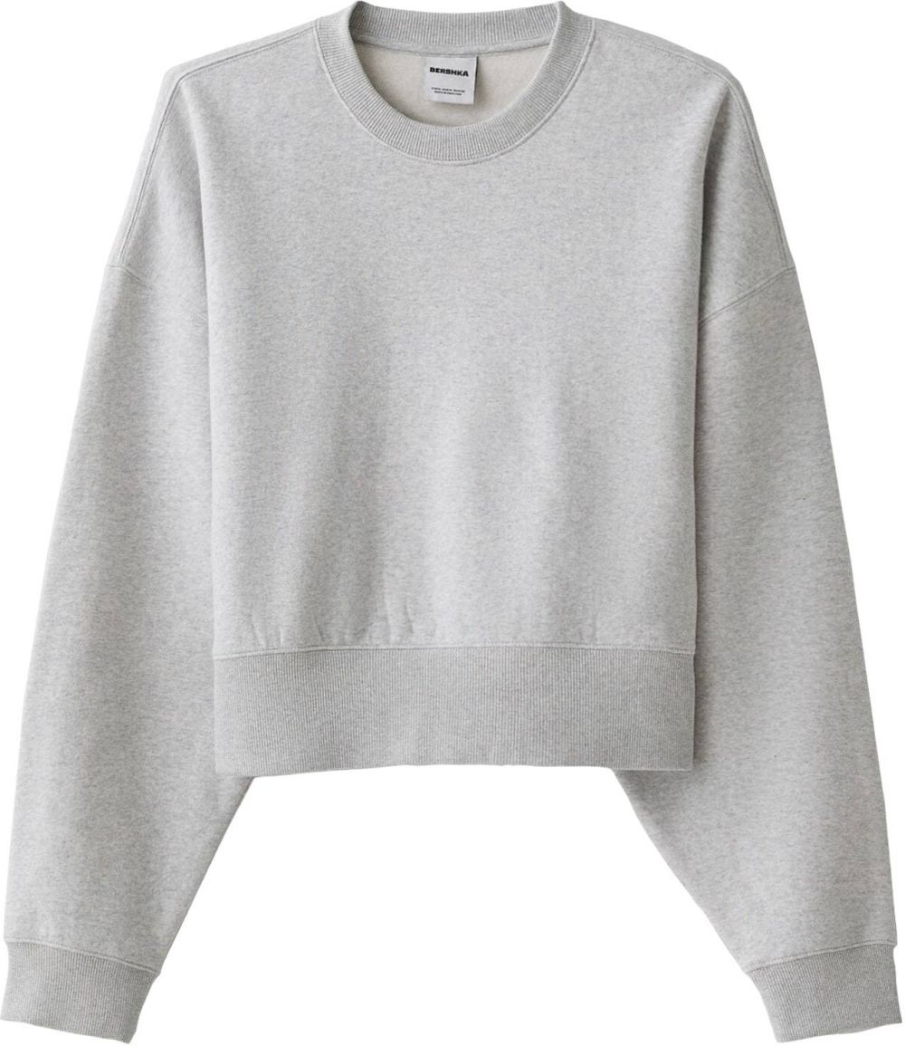 Bershka Mikina  sivá