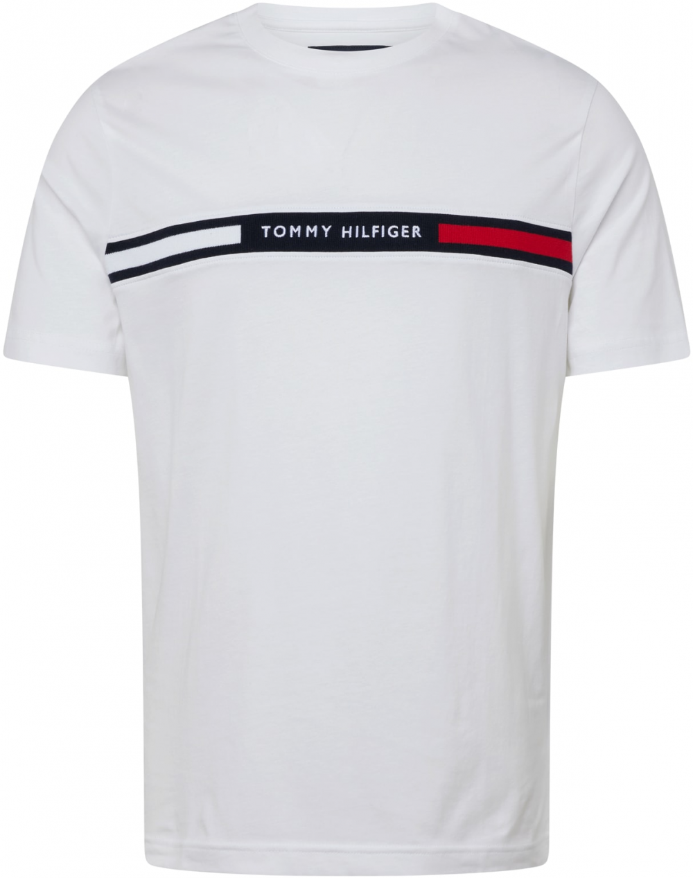TOMMY HILFIGER Tričko  námornícka modrá / rubínová / biela