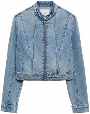 MANGO Prechodná bunda 'Candela'  modrá denim