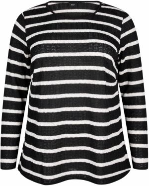 Zizzi Tričko  čierna / biela