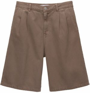 Pull&Bear Plisované rifle  hnedá