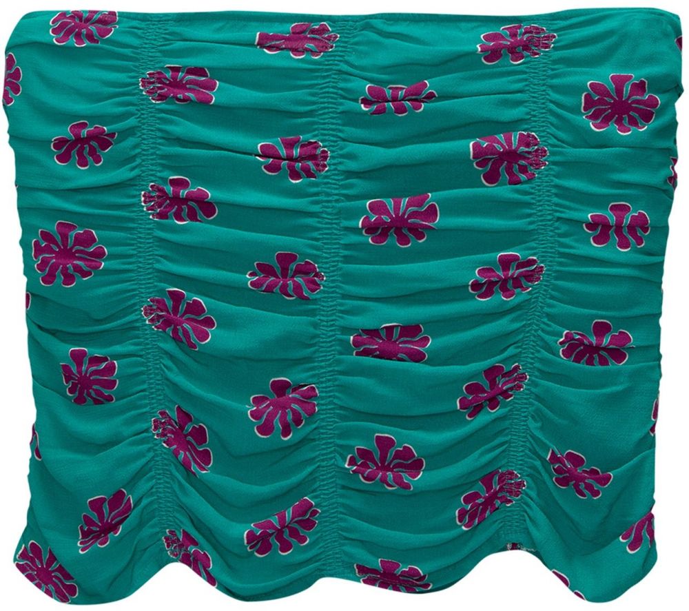 Pull&Bear Top  modrá / fialová