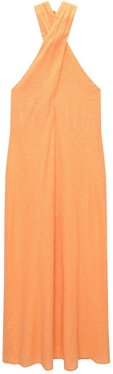 Pull&Bear Letné šaty  zlatá / oranžová