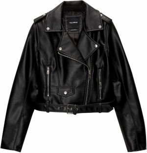 Pull&Bear Prechodná bunda  čierna