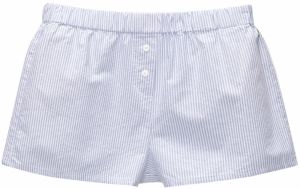 Pull&Bear Nohavice  svetlomodrá / biela