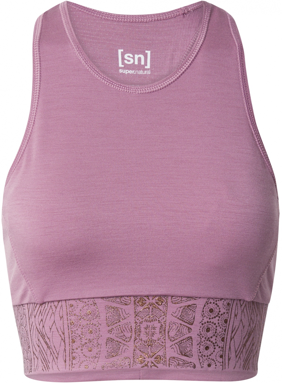 super.natural Športový top 'ARABESQUE'  zlatá / orchideová