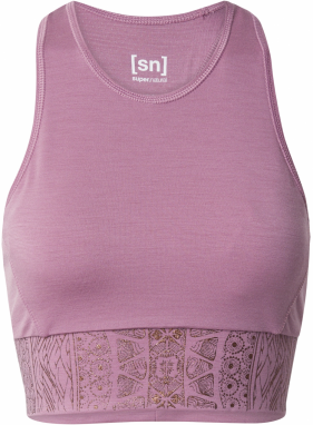 super.natural Športový top 'ARABESQUE'  zlatá / orchideová