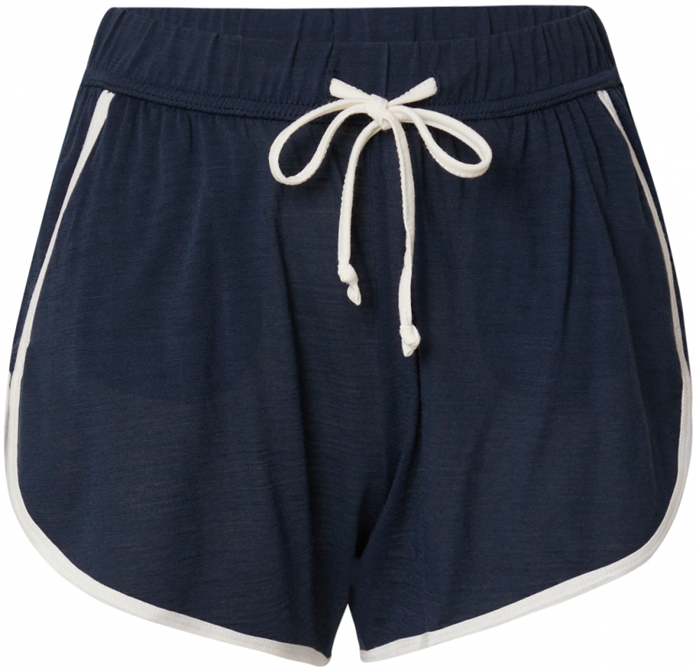 super.natural Športové nohavice 'BIARRITZ'  námornícka modrá / šedobiela