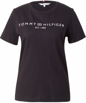 TOMMY HILFIGER Tričko  čierna / biela
