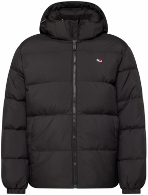Tommy Jeans Zimná bunda 'Essential'  modrá / červená / čierna / biela