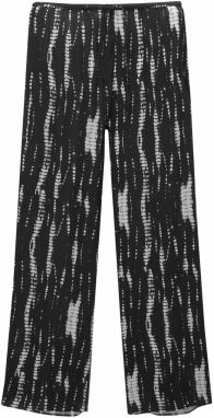 Pull&Bear Nohavice  svetlosivá / čierna