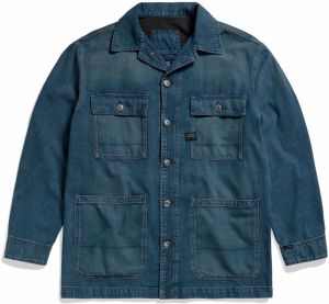 G-STAR Prechodná bunda  modrá denim