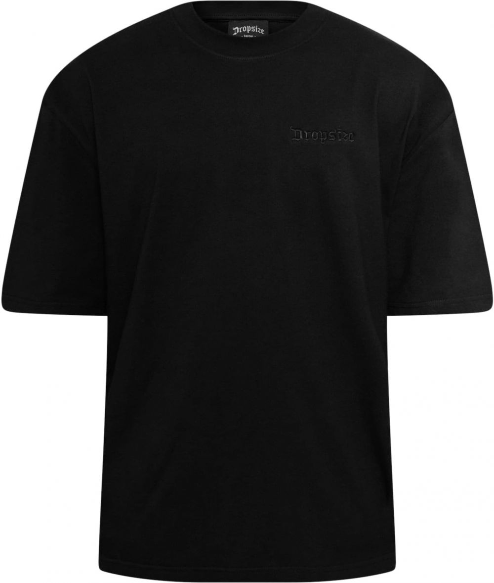 Dropsize Tričko  azúrová / svetlomodrá / striebornosivá / čierna