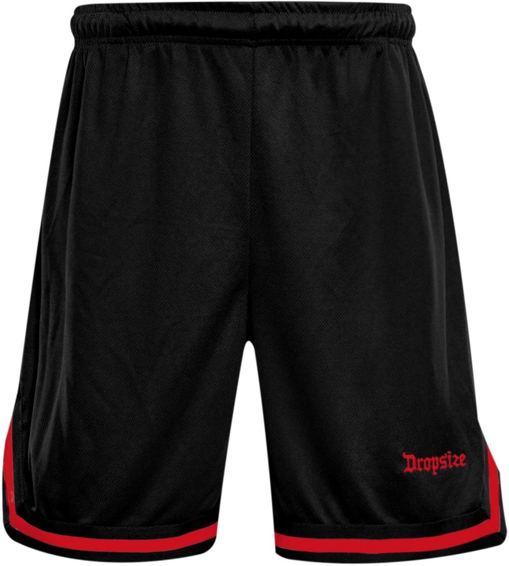 Dropsize Nohavice  ohnivo červená / čierna