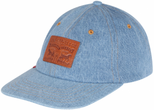 LEVI'S ® Čiapka 'HERITAGE'  modrá denim / hnedá
