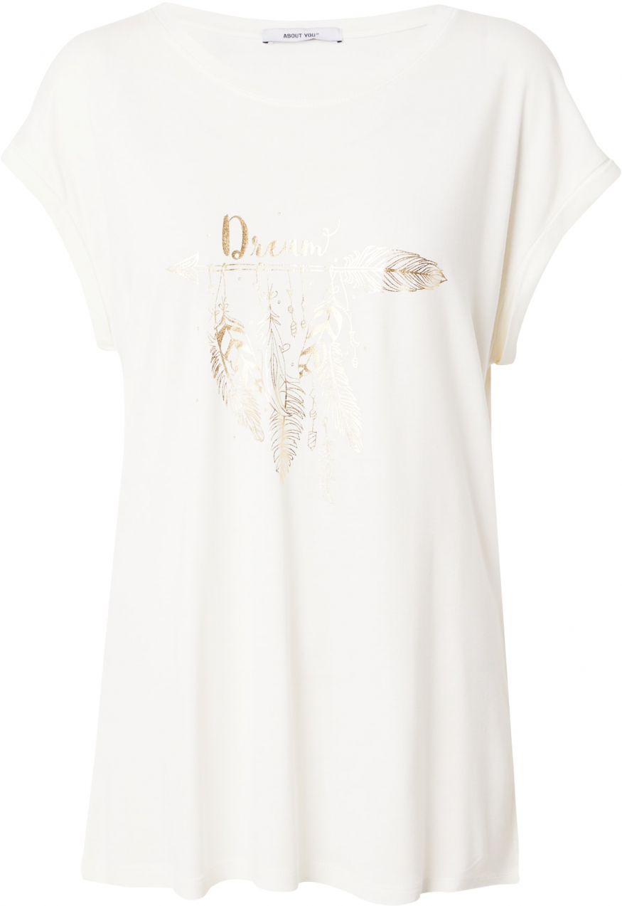 ABOUT YOU Tričko 'Valentine'  biela