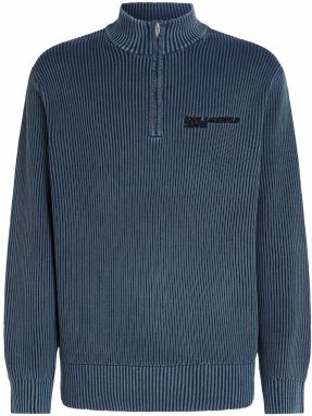 KARL LAGERFELD JEANS Sveter  modrá / tmavomodrá