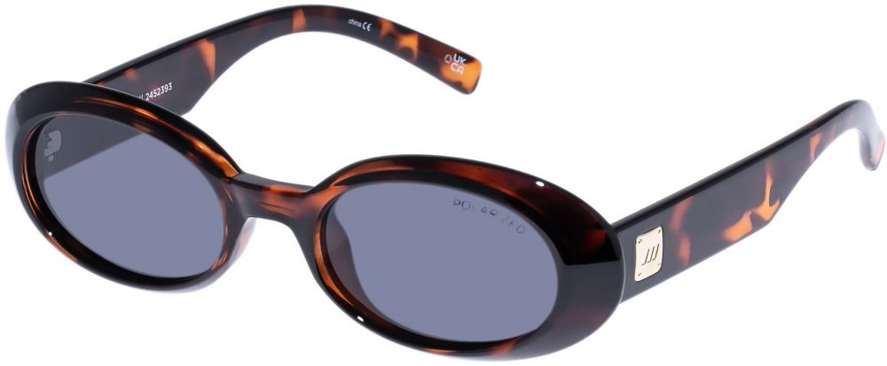 LE SPECS Slnečné okuliare 'Work It!'  zlatá / grafitová / oranžová