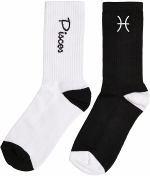 Mister Tee Ponožky 'Zodiac'  čierna / biela