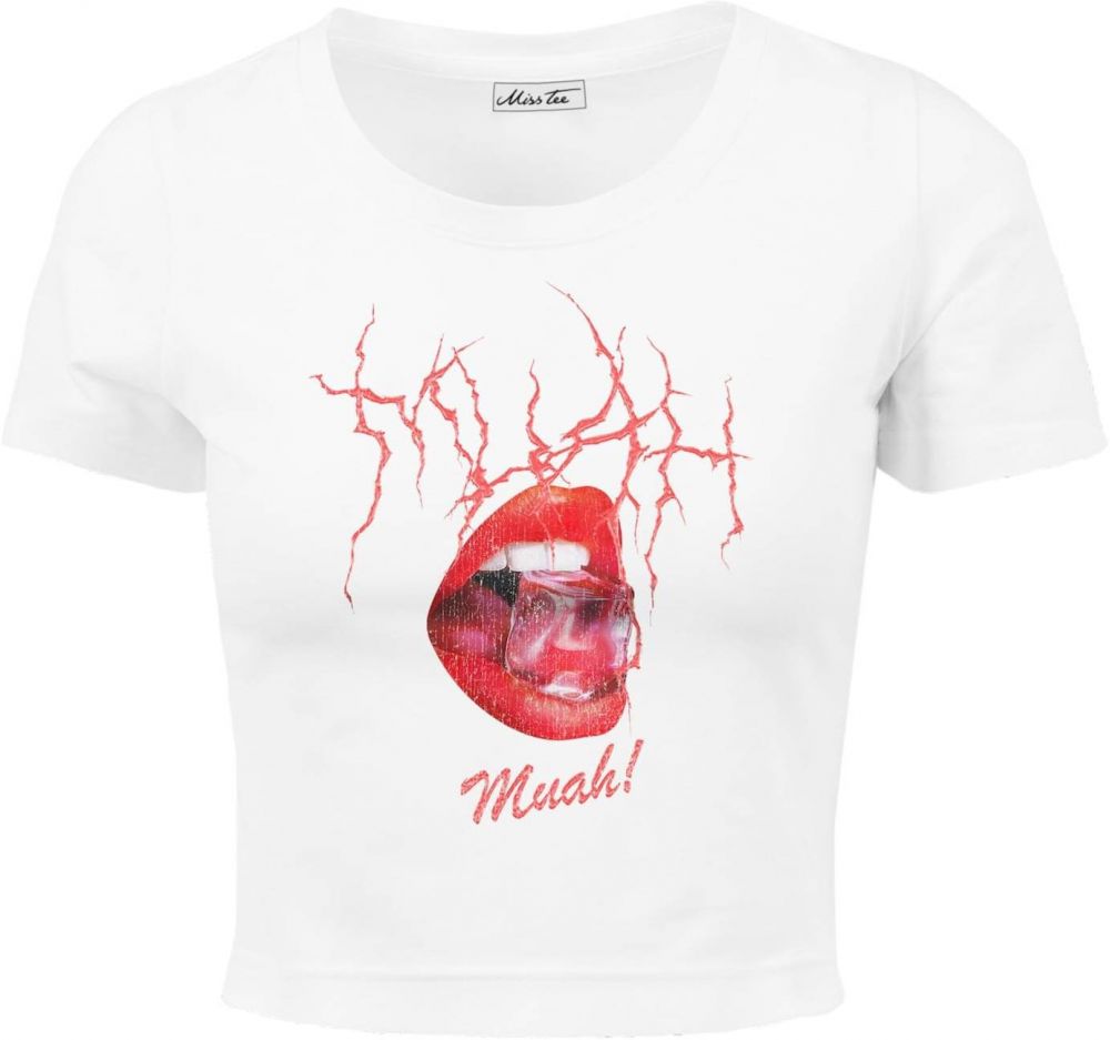Mister Tee Tričko  červená / biela