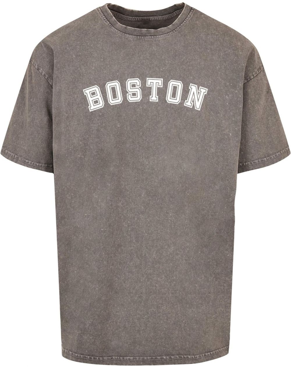 Merchcode Tričko 'Boston X'  farby bahna / biela