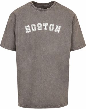 Merchcode Tričko 'Boston X'  farby bahna / biela