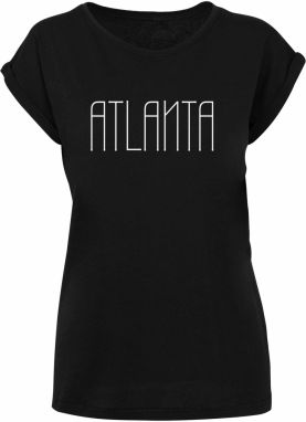 Merchcode Tričko 'Atlanta X'  čierna / biela