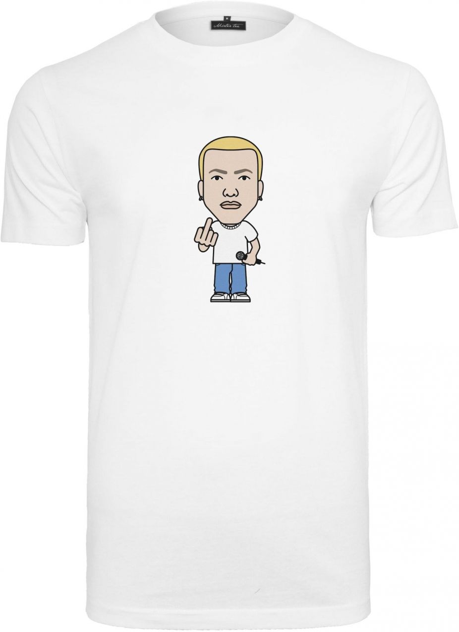 Mister Tee Tričko 'Detroit Sketch'  béžová / modrá denim / žltá / biela