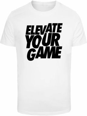 Mister Tee Tričko 'Elevate Your Game'  čierna / biela