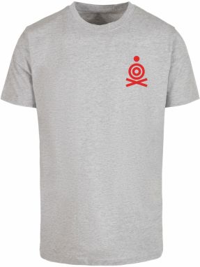 Merchcode Tričko 'Torc - Street Food'  sivá / krvavo červená / čierna