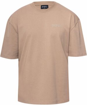 Dropsize Tričko  tmavobéžová