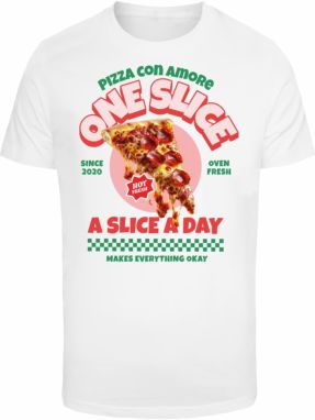 Mister Tee Tričko 'Pizza Amore'  žltá / zelená / červená / biela