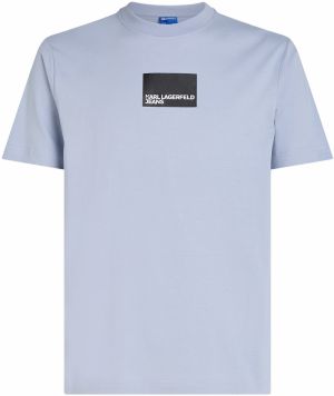 KARL LAGERFELD JEANS Tričko  svetlomodrá / čierna