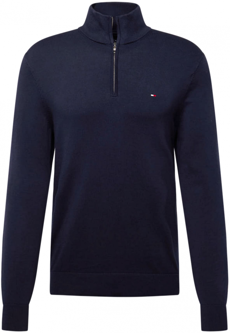 TOMMY HILFIGER Sveter 'ESSENTIAL'  tmavomodrá