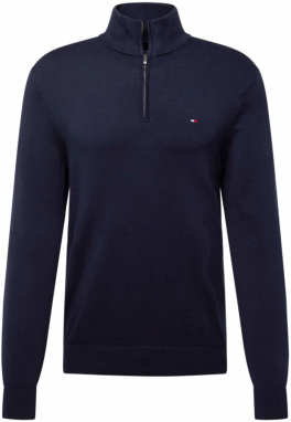 TOMMY HILFIGER Sveter 'ESSENTIAL'  tmavomodrá