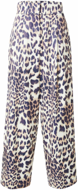 SISTERS POINT Plisované nohavice 'GALYA'  krémová / svetlohnedá / čierna