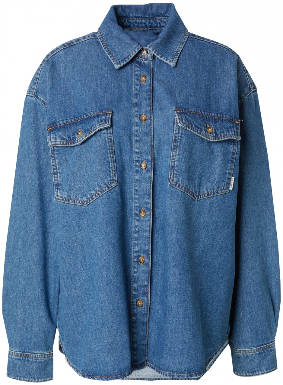 modström Blúzka 'Kena'  modrá denim