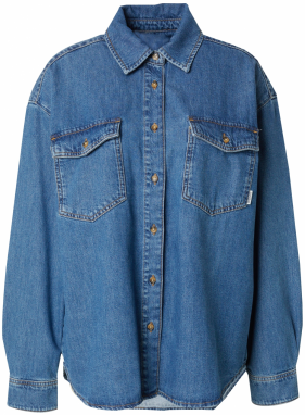 modström Blúzka 'Kena'  modrá denim