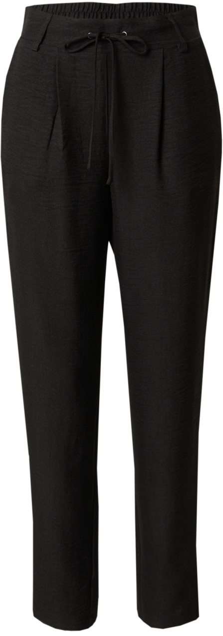 VERO MODA Plisované nohavice 'VMMELONEY'  čierna