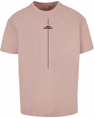 Merchcode Tričko 'Think Different'  farba ťavej srsti / čierna
