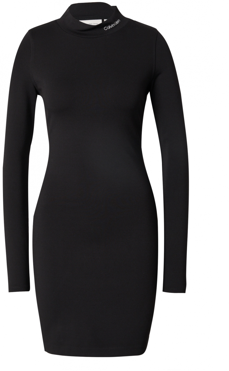Calvin Klein Jeans Šaty 'Milano'  čierna / biela