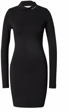 Calvin Klein Jeans Šaty 'Milano'  čierna / biela