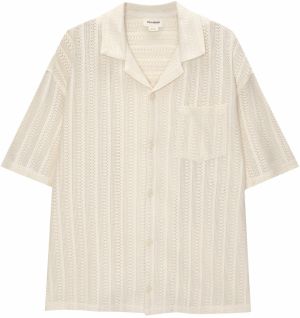 Pull&Bear Košeľa  béžová