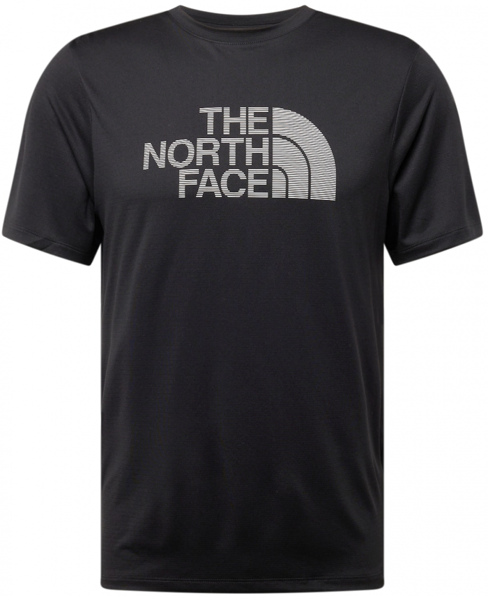 THE NORTH FACE Funkčné tričko  čierna / biela