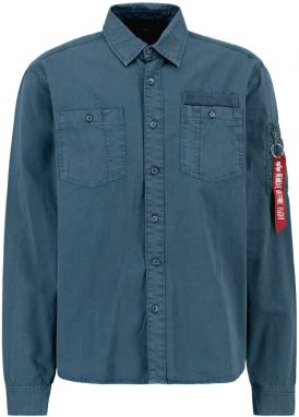 ALPHA INDUSTRIES Prechodná bunda  petrolejová / čierna