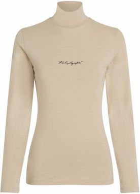 Karl Lagerfeld Tričko  béžová / čierna