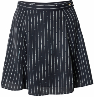 Tommy Jeans Sukňa 'MOUNTAIN STARDUST'  čierna / biela